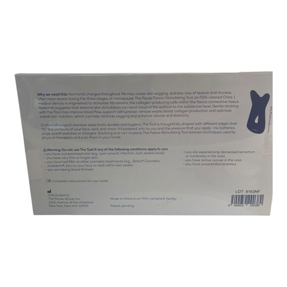Pause Well Aging Fascia Stimulating Tool Facial Toning Gua Sha FDA Compliant - Picture 2 of 5